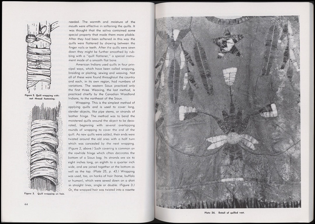 Quill and Beadwork of the Western Sioux. 35 Illustrations and Etsy