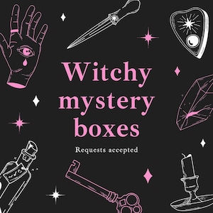 Caja misteriosa de brujas