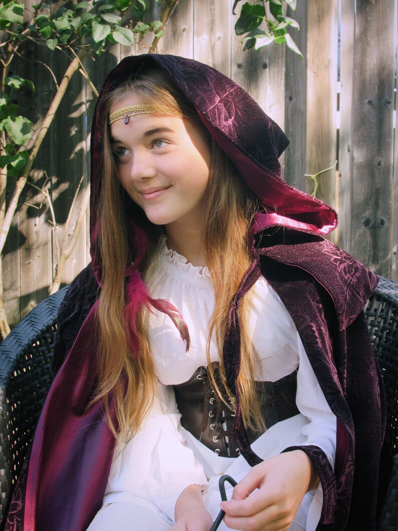 Gold Forehead Band Purple Teardrop Tiara Headpiece Hair Etsy