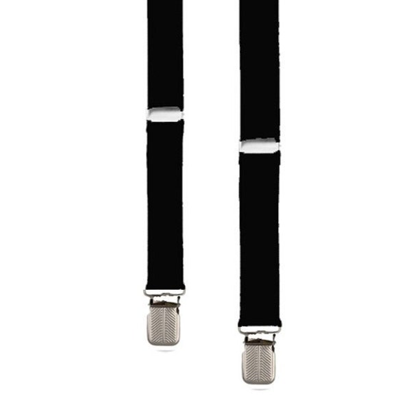 DOLL & TEDDY BEAR Suspenders - Skinny Black  - 1/2" Width X 10" Length Fits up to 14" or 18" Tall Toys