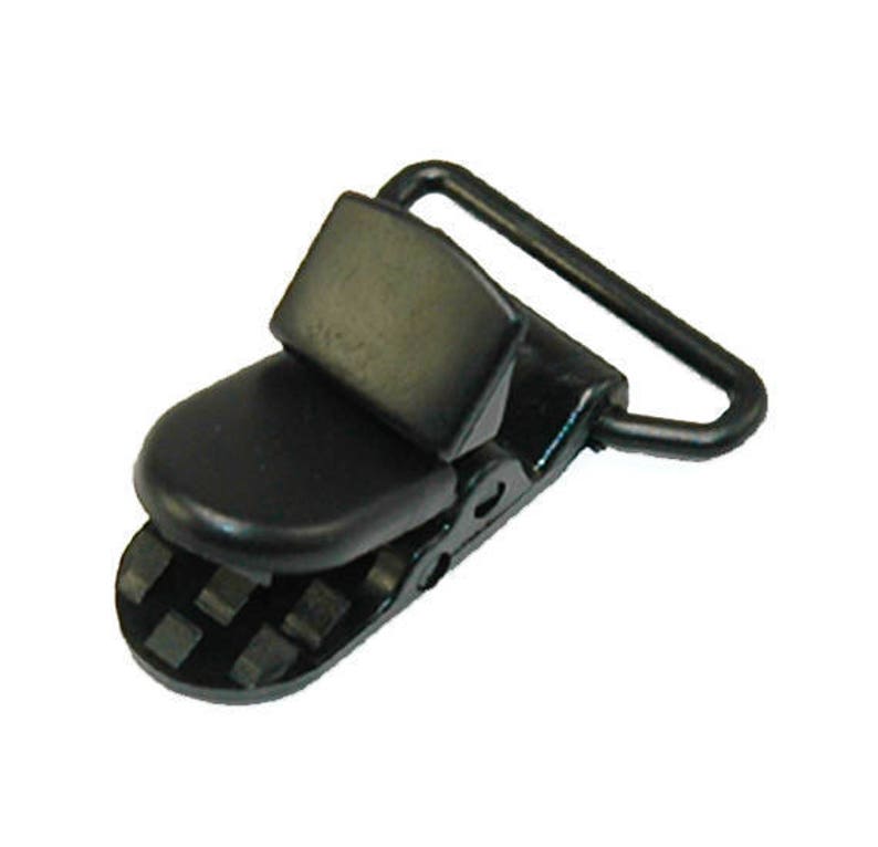 MITTEN CLIPS NAVY Elastic Black Plastic...strong Etsy