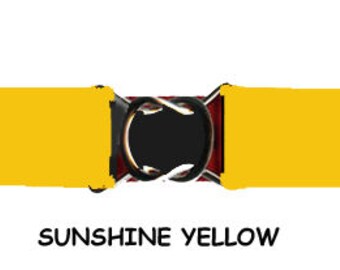 yellow elastic belt