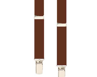 DOLL & TEDDY BEAR Suspenders - Brown - 10" Length Fits up to 14" or 18" Tall Toys