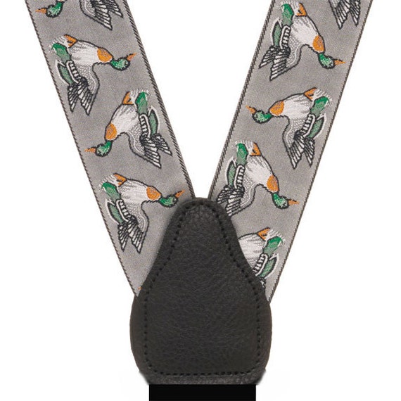 MALLARDS BRACES - Waterfowl Button Suspenders - 1… - image 2