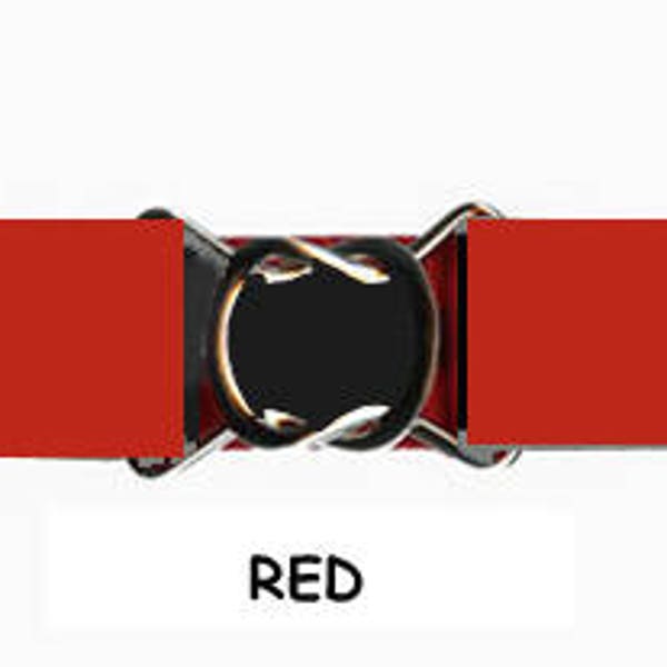 STRETCH BELT - RED 1" Wide Elastic * 3-Sizes for Kids & Adults *  Adjustable on Both Sides