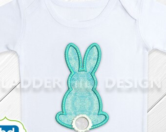 easter bunny outline machine embroidery bunny satin stitch etsy easter bunny outline