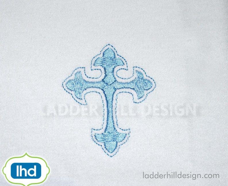 Cross machine embroidery design mini cross embroidery  etsy