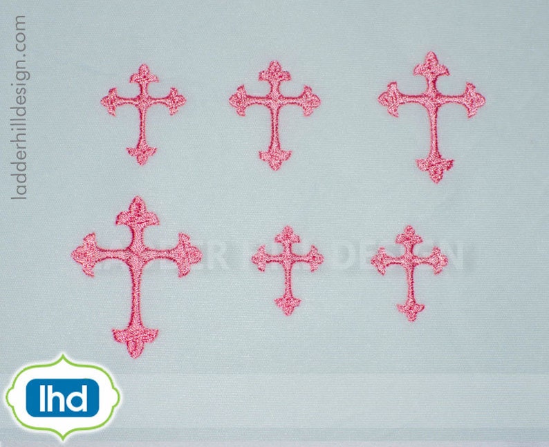 Cross machine embroidery design mini cross embroidery  etsy