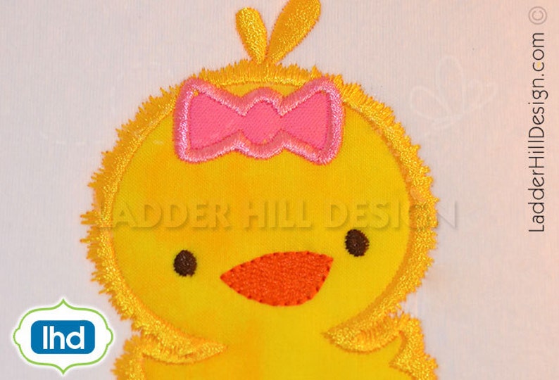 Chick Easter Applique Chick Applique Machine Embroidery Etsy