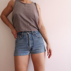 Vintage High Rise Women denim shorts