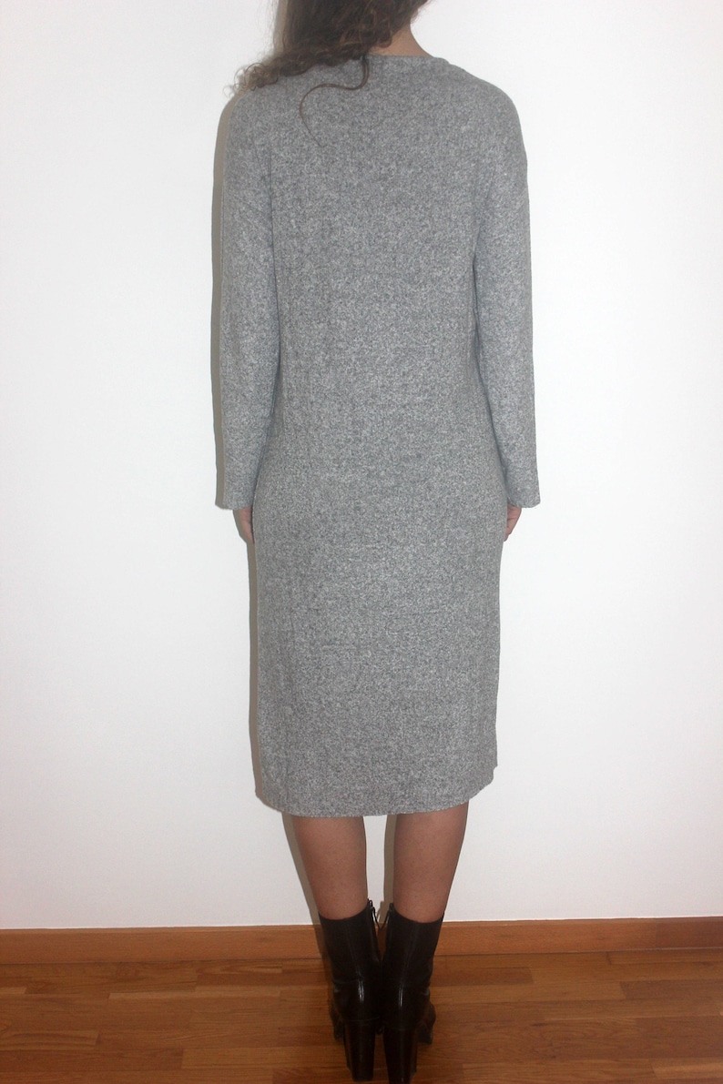 Knit grey Jumper dress