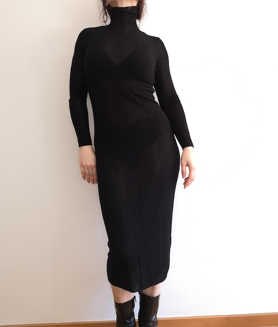 open lace back dress Knit Midi Dress – Elie Tahari