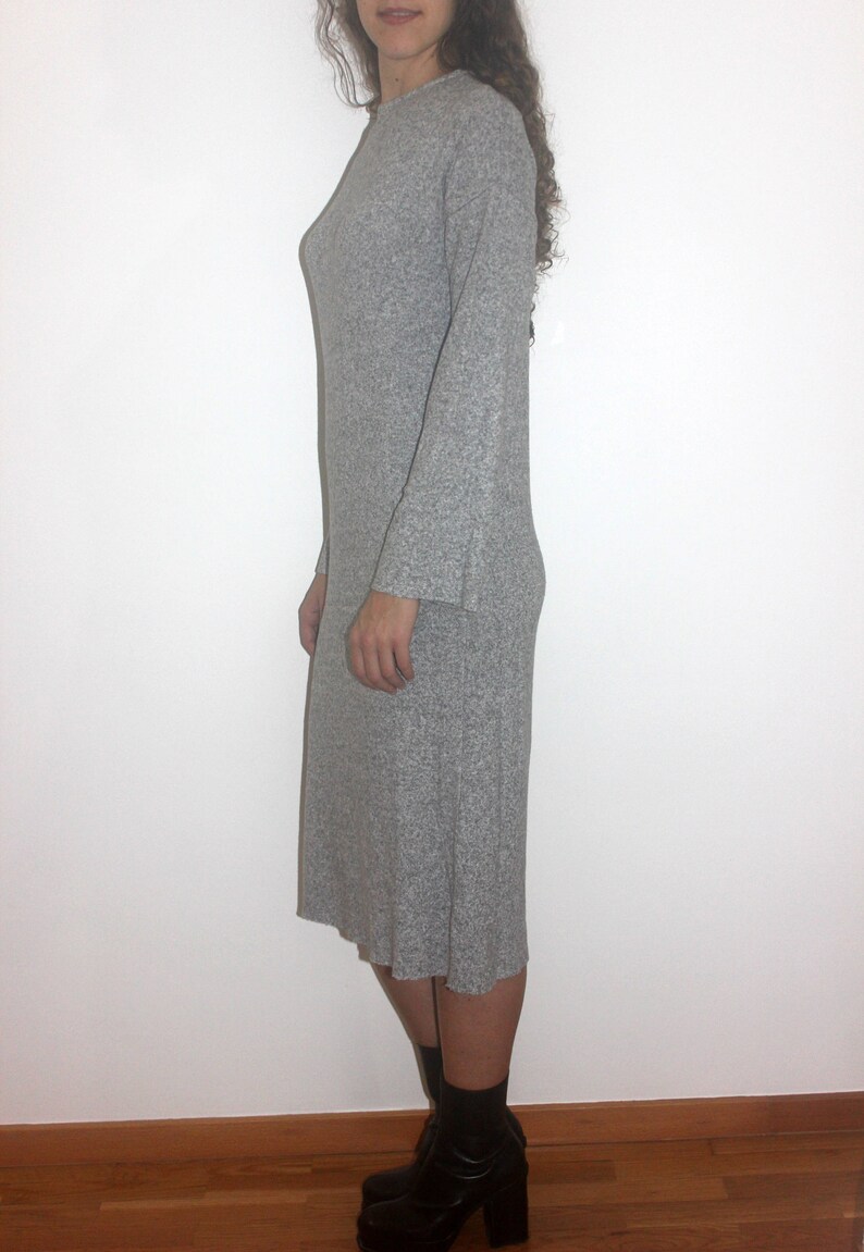 Knit grey Jumper dress
