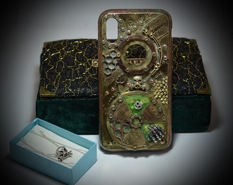 Steampunk phone case | Etsy