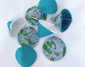 protector para orinar, conos para orinar, tipi para orinar, accesorio para bebé, cambio de bebé, juego de 8 protectores para orinar