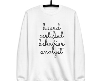 BCBA ABA Unisex Fleece Pullover