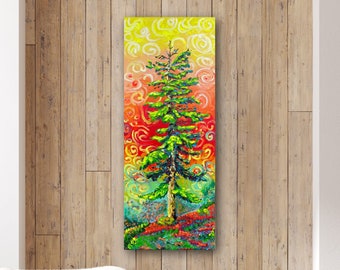 Arboreal Fantasy Original Oil Painting on Canvas