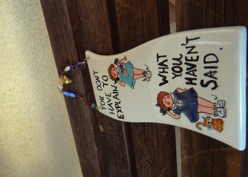 Funny Wall Hanging Witty Home Decor Joke Wall Plaque Witty Etsy