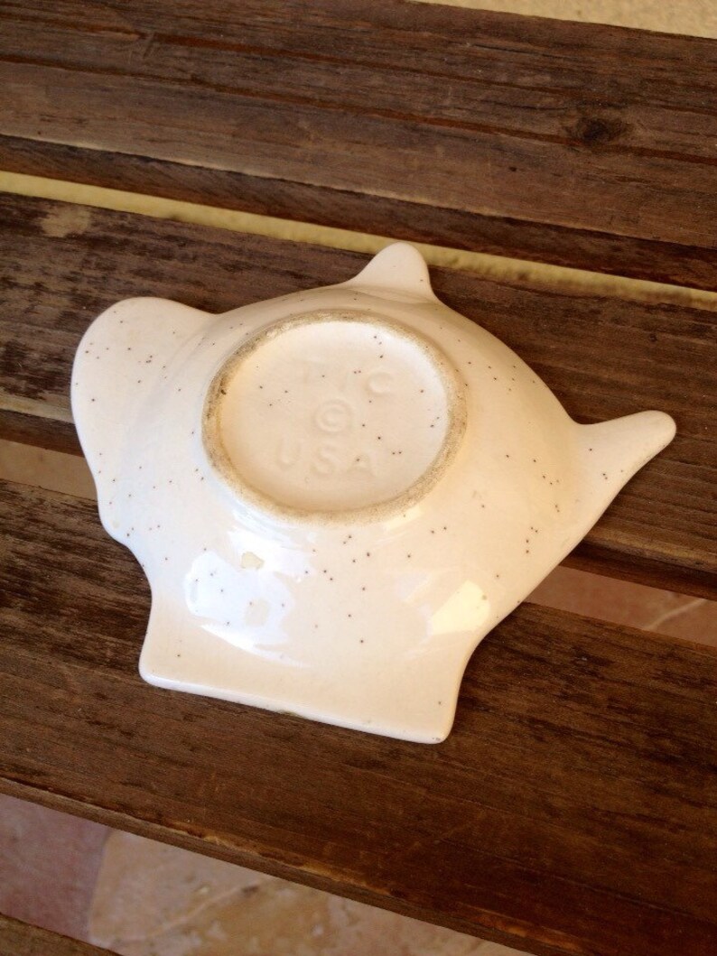 Hawaii Tea bag plate holder Tea Pot Butterfly Hawaii Etsy