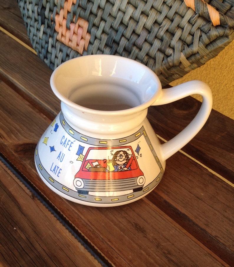 Travel Latte Mug No Spill Ceramic Mug No Spill Travel Mug Etsy