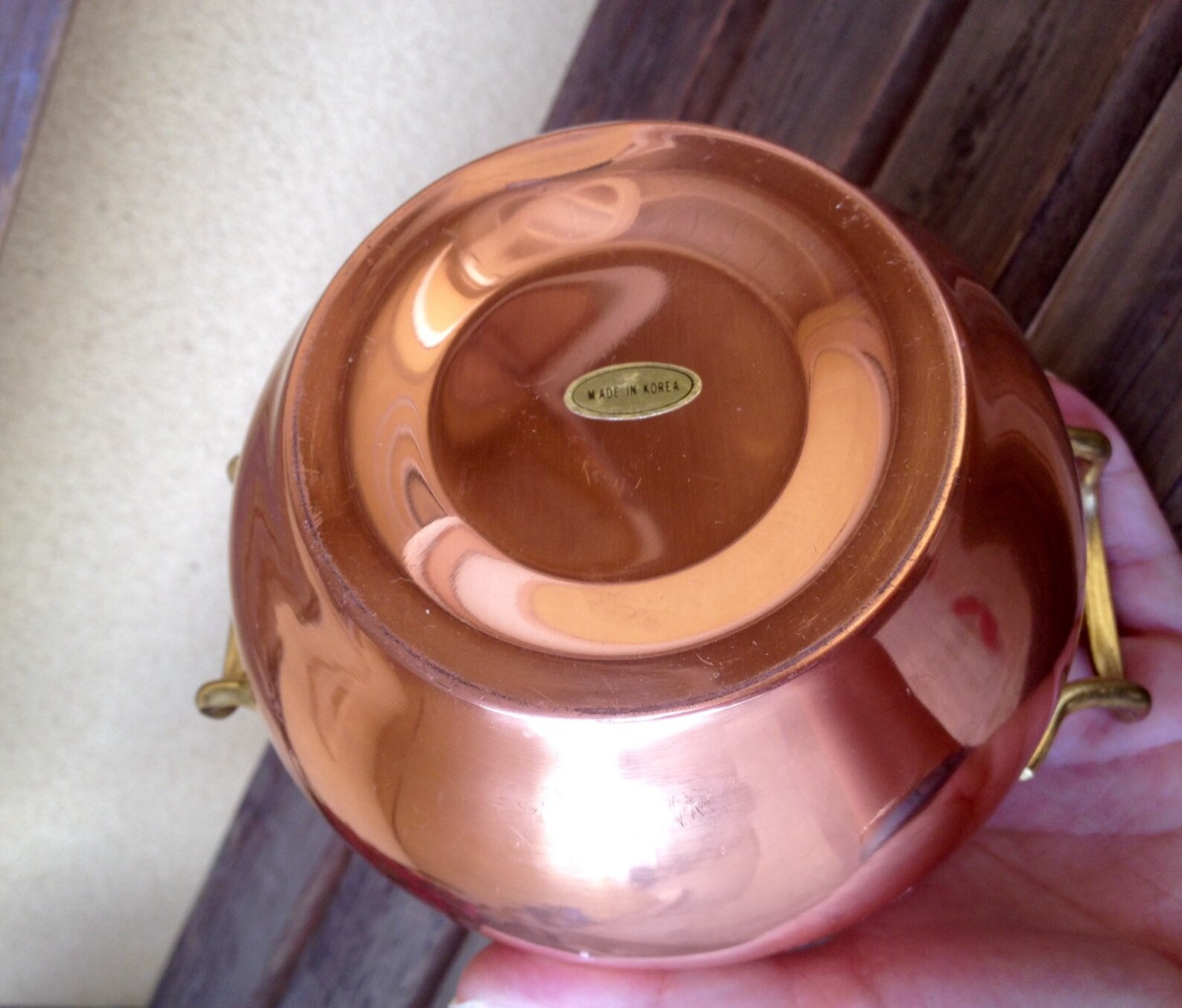 Copper Potpourri Pot Container Lidded Copper Pot Copper Etsy
