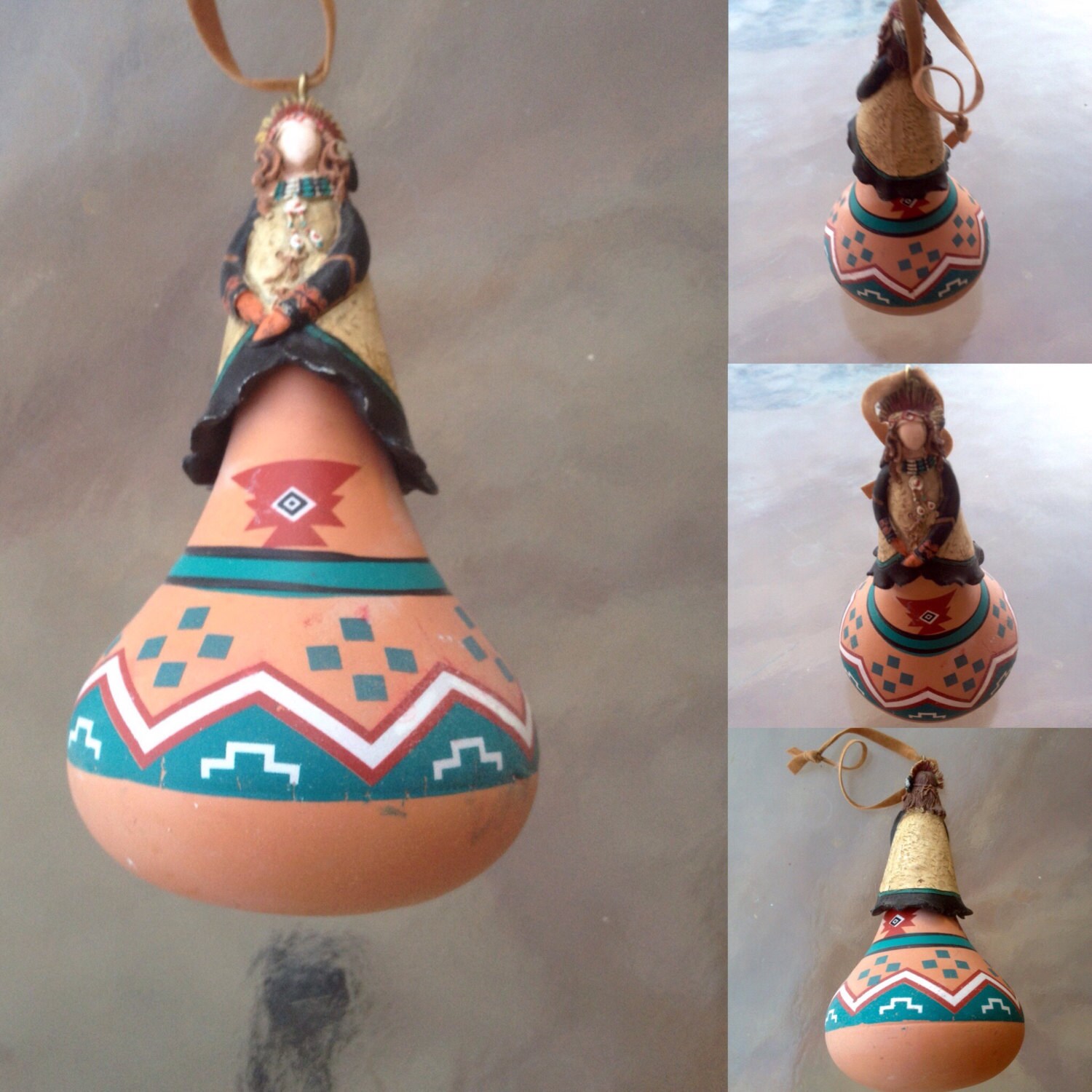 Native American Ornament Pueblo Ornament Tribal Ornament | Etsy