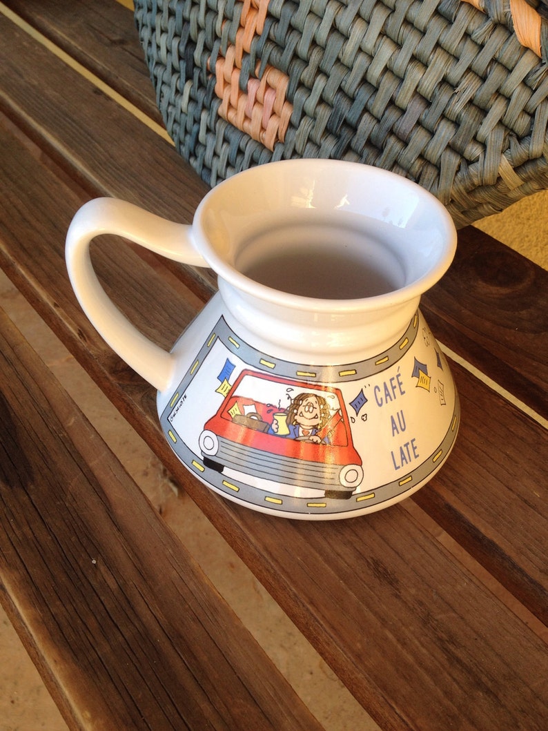 Travel Latte Mug No Spill Ceramic Mug No Spill Travel Mug Etsy