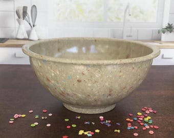Texas Ware  Confetti Bowl 118, 10 Inch Diameter, Melamine Melmac, MCM Kitchen Decor