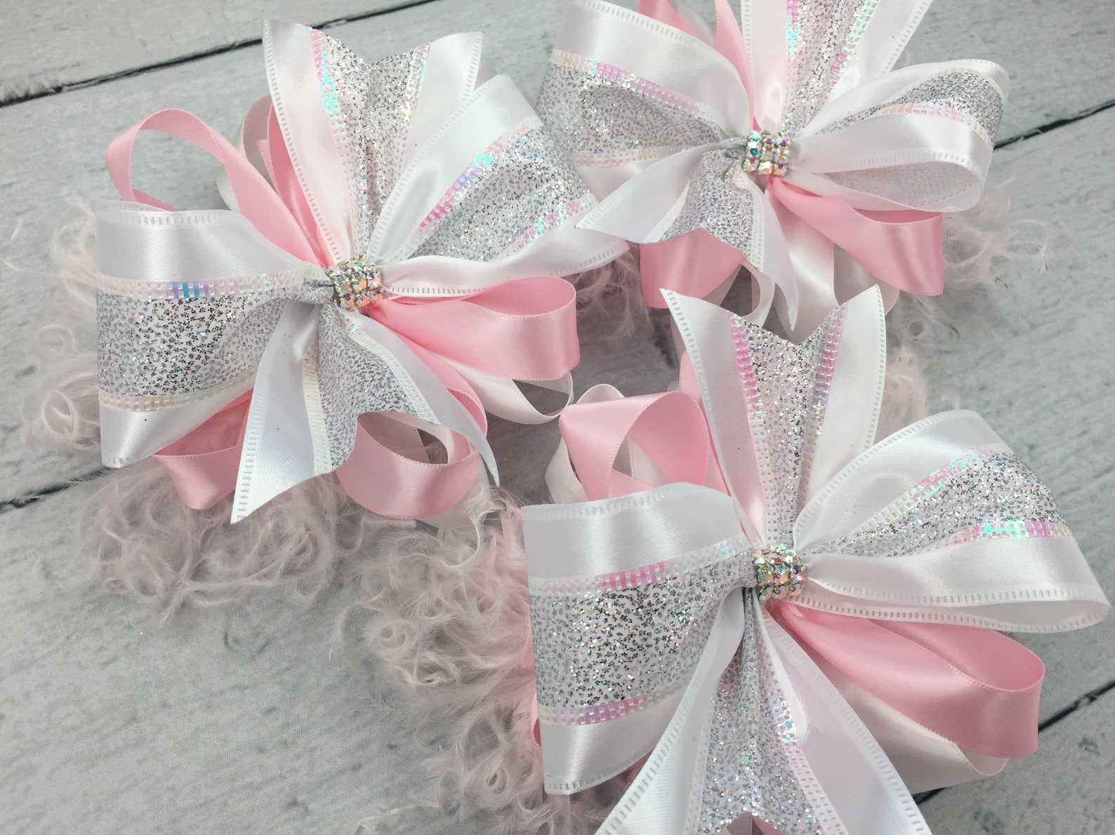 Pink Christmas Bows 