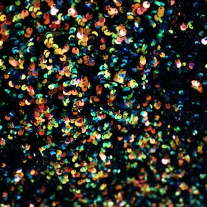 New Gorgeous!! 1 Yard Magaic Iridescent Sequin Velvet Fabric,3D Sequins on Stretch Fabric,Prom Dress Fabric,Houte Couture Sequin