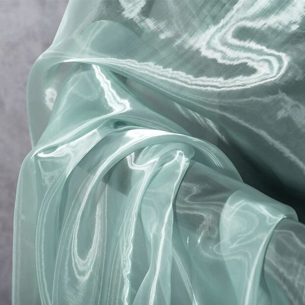 White Dyeable Viscose Organza Fabric At ₹ 100/meter In Surat | ID - Foto 14