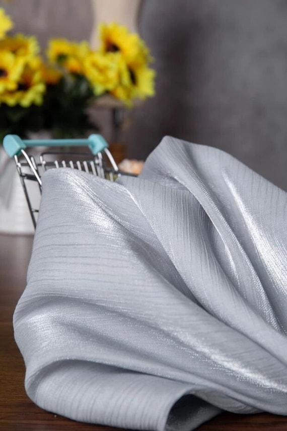 Grey Pleated Trim Cotton Hand Towel Sold by at Home