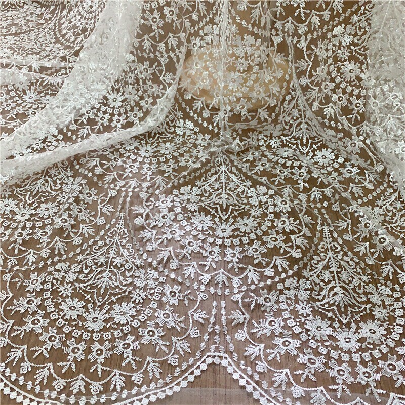 1 Yard High Quality Off-White Lace FabricGuipure LaceBridal | Etsy