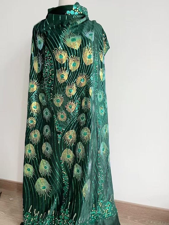 1yard Iridescent Green Velvet Sequin Fabric,peacock Patten Fabric,gold Green Sequin Dress,holographic Fabric,prom Dress,party Dress - Etsy 1yard Iridescent Green Velvet Sequin Fabric,peacock Patten Fabric,gold Green Sequin Dress,holographic Fabric,prom Dress,party Dress - Etsy