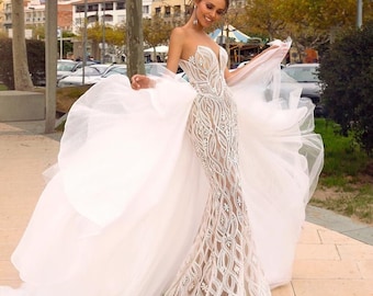 1 Yard High Quality Off-White Beads Sequin Lace Fabric,Guipure Lace,Bridal Dress,Embroidery French Lace,Wedding Dress,Embroidery Lace Fabric