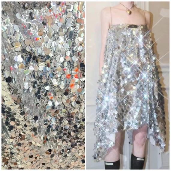 Sparkle Sequin Fabric,prom Dress,sparkly Suit,festival Disco Rave,two Style Sequin on Mesh,shinyparty Cloth,mirror Sequin Fabric - Etsy Sparkle Sequin Fabric,prom Dress,sparkly Suit,festival Disco Rave,two Style Sequin on Mesh,shinyparty Cloth,mirror Sequin Fabric - Etsy