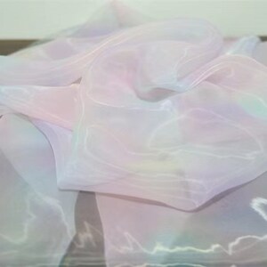 Tkanina organza w tęczowe ombre, tkanina z tęczowej gazy, gładki tiul, kolorowa sukienka dla dziewczynki, sukienka urodzinowa, sukienka z jednorożcem, suknia ślubna