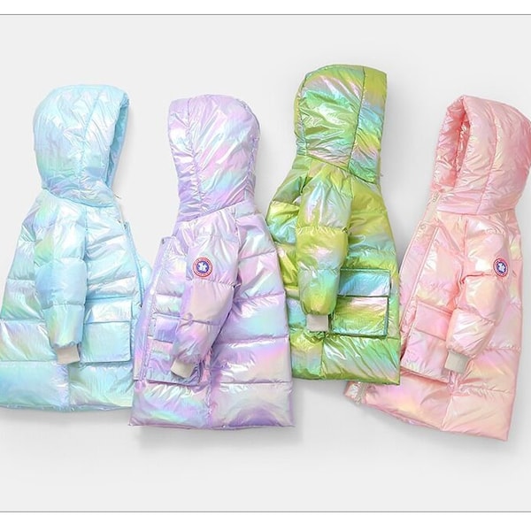 1 Yard Iridescent Candy Paper Fabric,Fold Thin&Light Down Jacket Fabric,Holographic Cotton Padded Fabric,Jacket Fabric,Colorful Wholesale