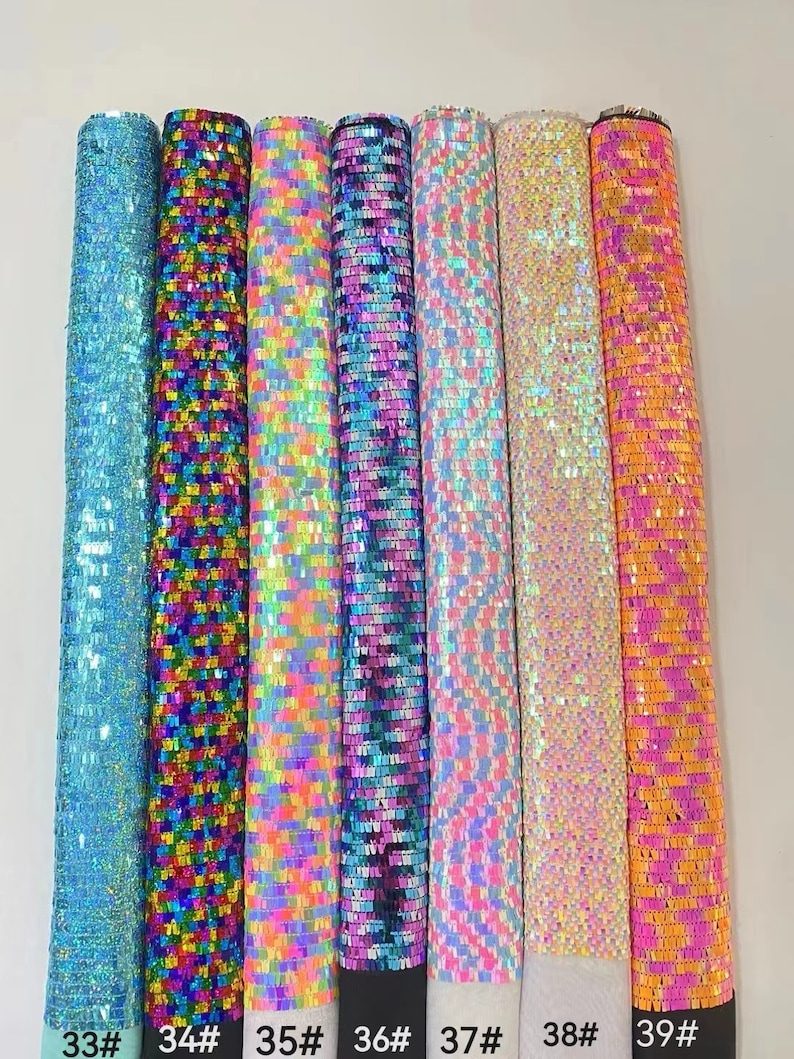 Rectangular Sequins Rectangle Sequin Fabric,3mmx9mm Rectangular Sequin on Mesh,prom Dress ...