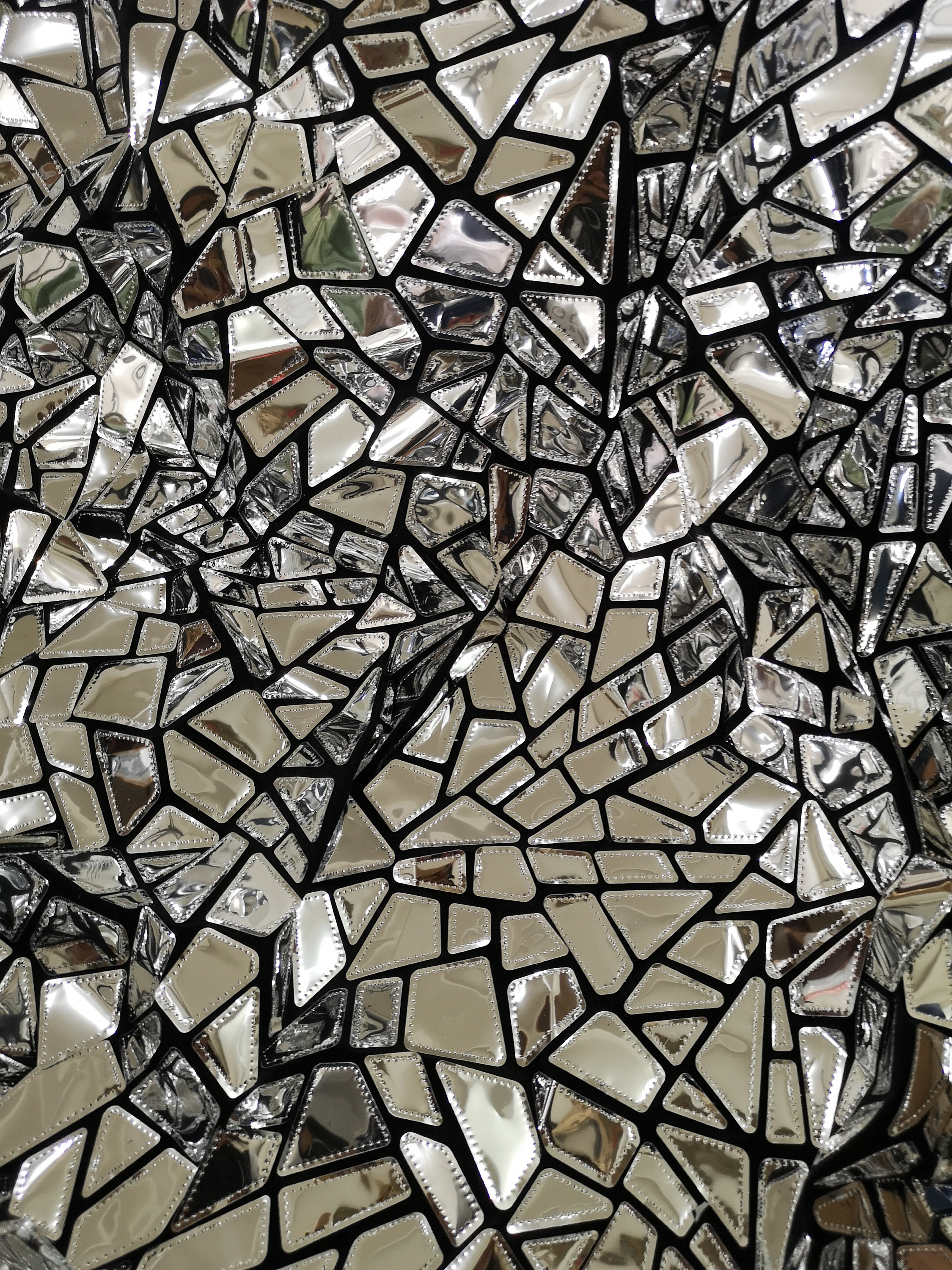 1yard Mirror Silver Sequin Fabric2way Stretch Velvet Sequin Etsy