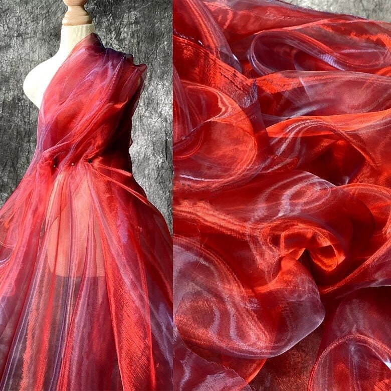 open lace back dress Red Mesh Gown/Mesh Maxi Dress in Red – Kim Shui Studio