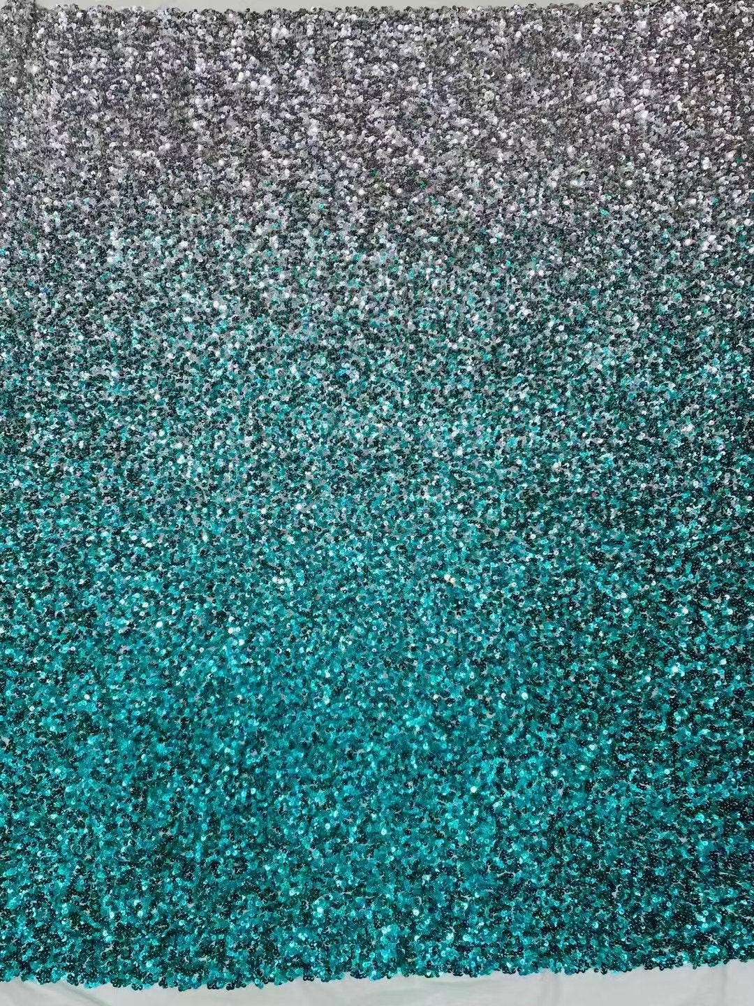 Sequin Gradient 4way Stretch Ombre Gradient Sequin Fabric,embroidery Rainbow Sequin ...