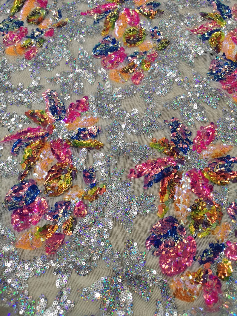 Sequin Floral Fusion