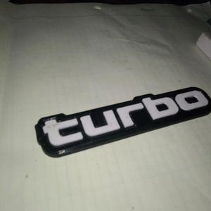 Toyota Turbo Badge