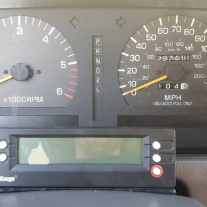 Scan Gauge II mount for OBD2 the Landcruiser FZJ80