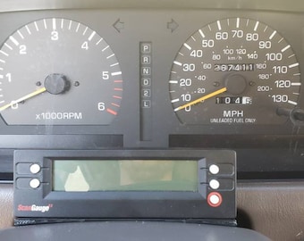 Scan Gauge II mount for OBD2 the Landcruiser FZJ80