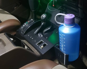 Panel mounted cup holder