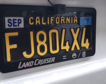 Landcruiser licenses plate frame
