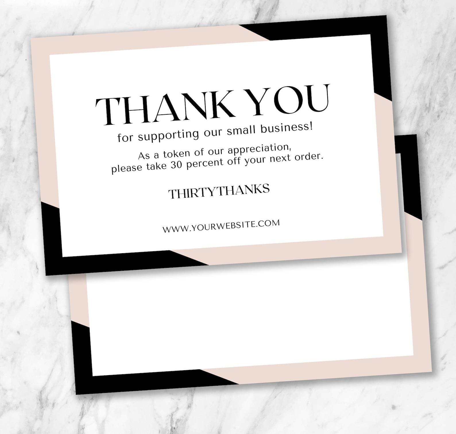 Canva Template Editable Thank You Template Canva Thank You | Etsy