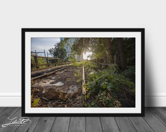 Covered Railroad Art | Photography Print